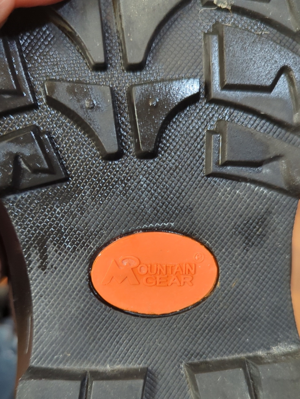 Mountain Gear Leather D-Day 2 Blue Hiking Rugged Outdoor Cushioned Boots Sz 12 - Picture 2 of 11